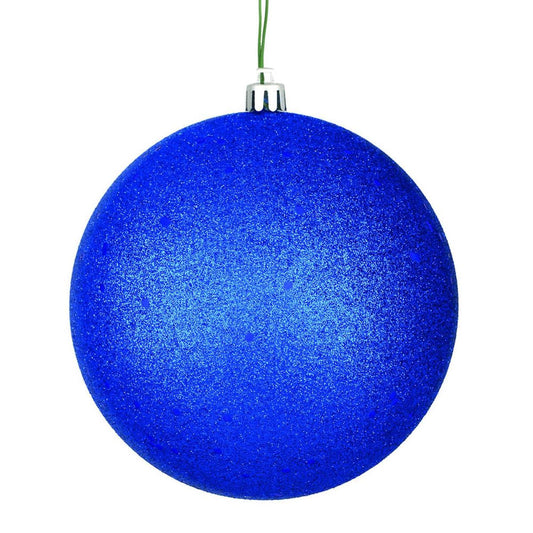 4.75in Midnight Blue Finish Christmas Ornament Assortment (Set of 4)