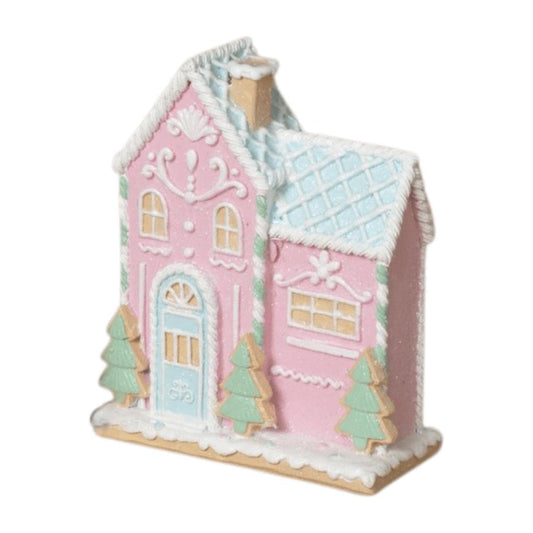 5" Glitter Holiday Ice Cream House