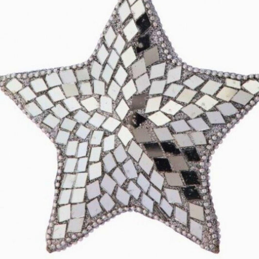 5" Mosiac Jeweled Star Ornament