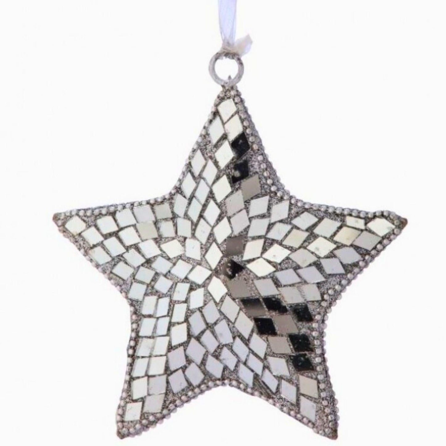5" Mosiac Jeweled Star Ornament