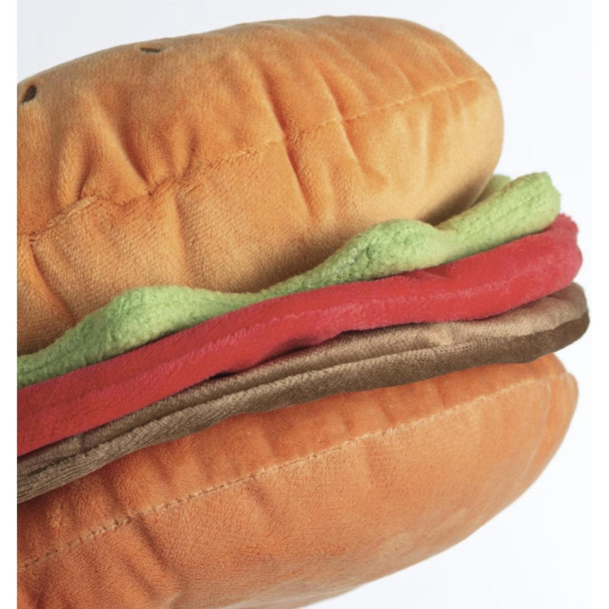 8" Plush Burger Accent