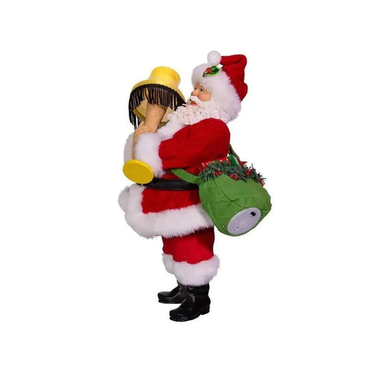 Kurt Adler 10-Inch Leg Lamp Fabriché Santa with Light
