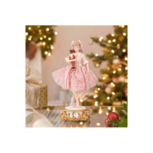 Kurt Adler 11.25" Clara Ballet Nutcracker Musical Deco
