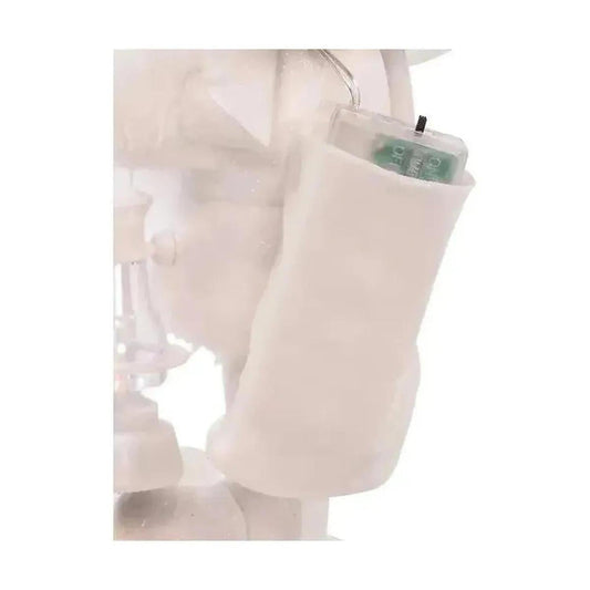 Kurt Adler 15" Hollywood Nutcrackers™ White Winter LED Hat Nutcracker