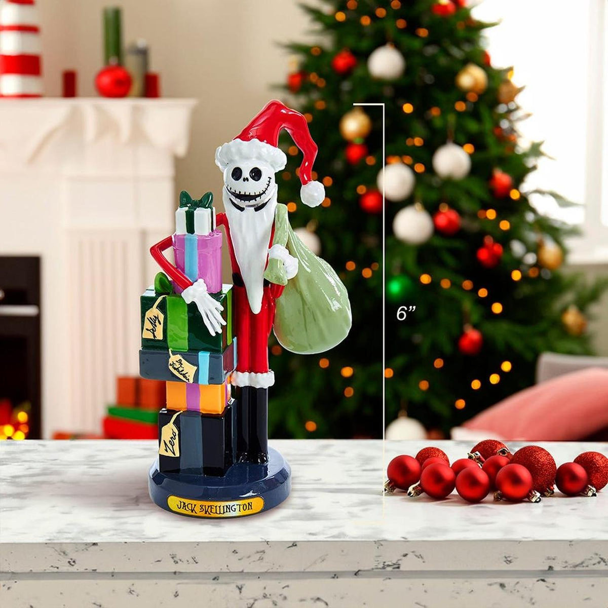 Kurt Adler 6-Inch Nightmare Before Christmas Jack Skellington Nutcracker