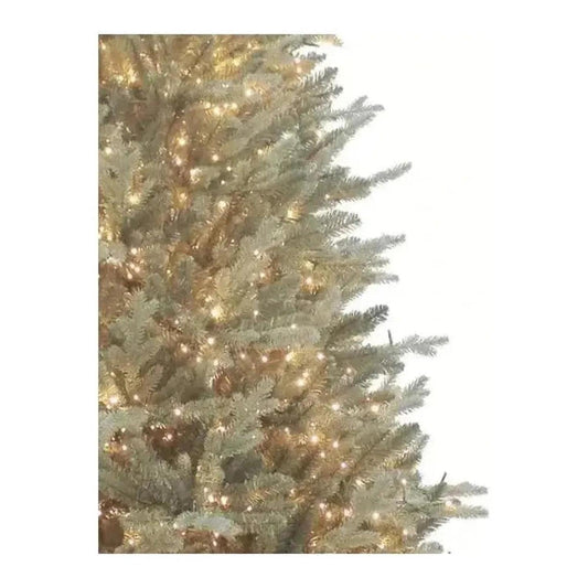 Kurt Adler 7.5-Foot Pre-Lit Warm White Cluster Led Blue Spruce Tree