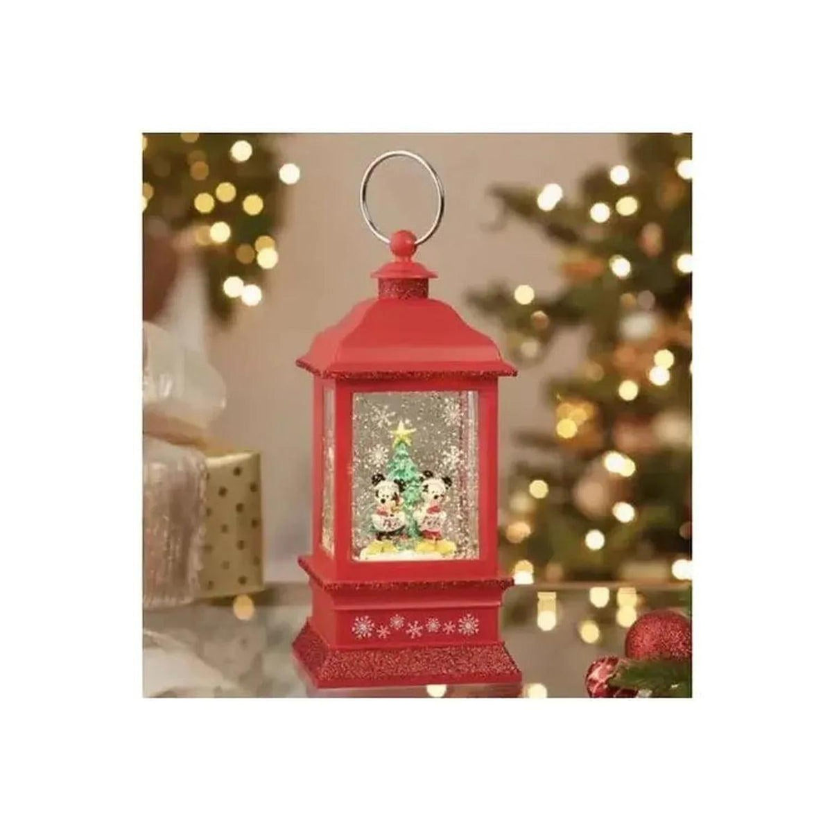 Kurt Adler Disney© Mickey & Minnie Musical Light-Up Lantern