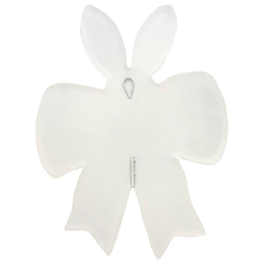 Pink Bow with Peeking Bunny