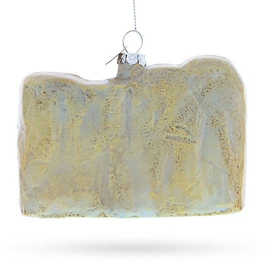 Mount Rushmore, South Dakota Glass Christmas Ornament