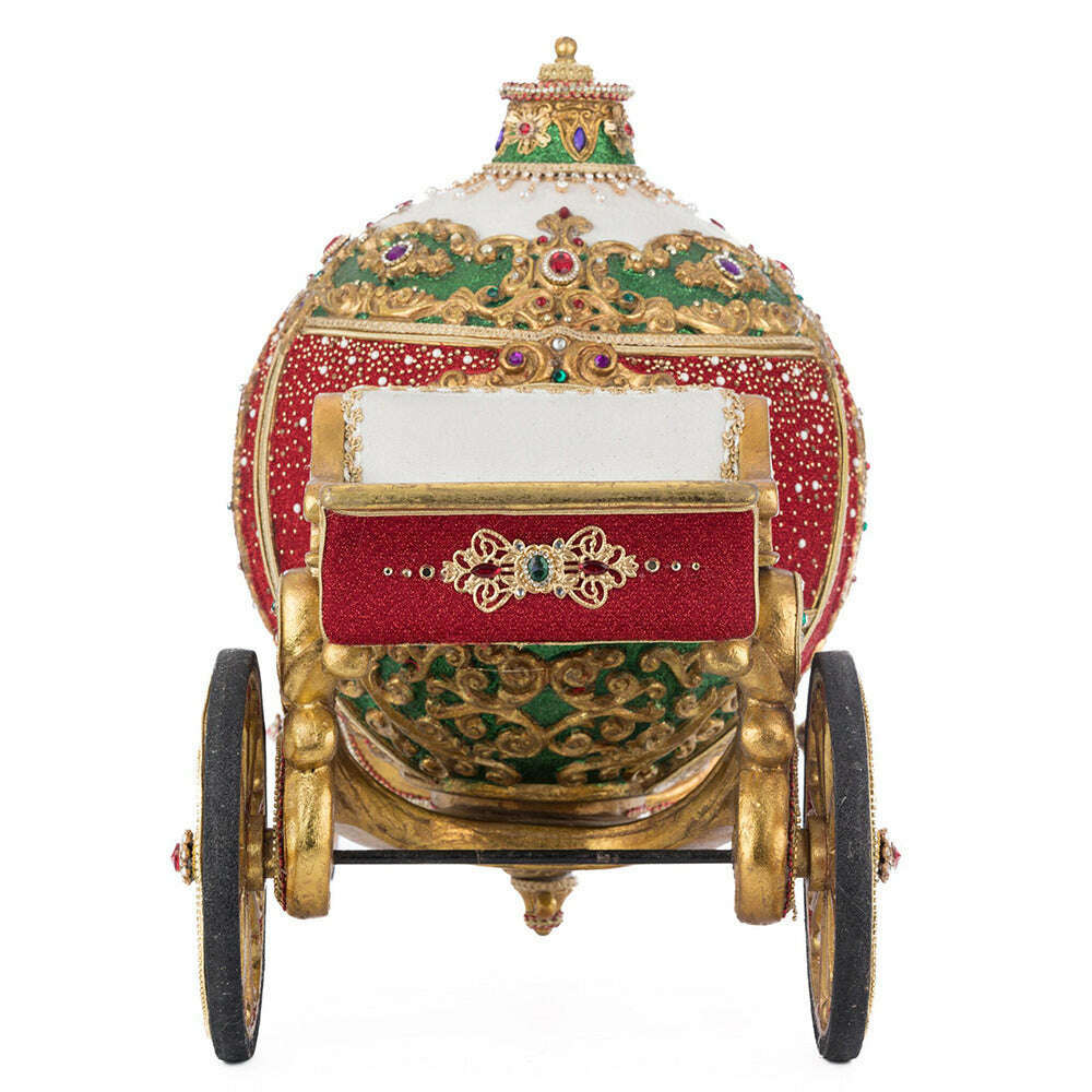Christmas Ball Ornament Carriage by Katherine's Collection