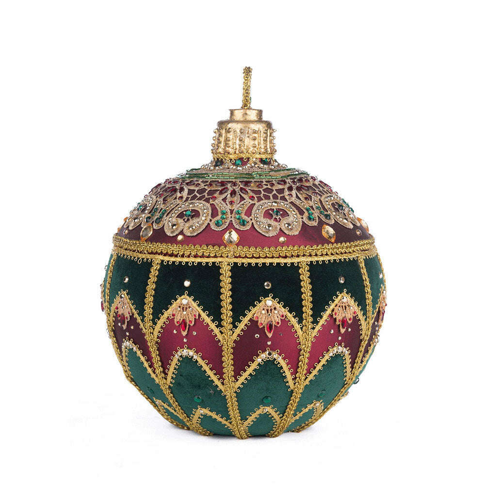 Christmas Castle Ornament Shaped Box by Katherine's Collection