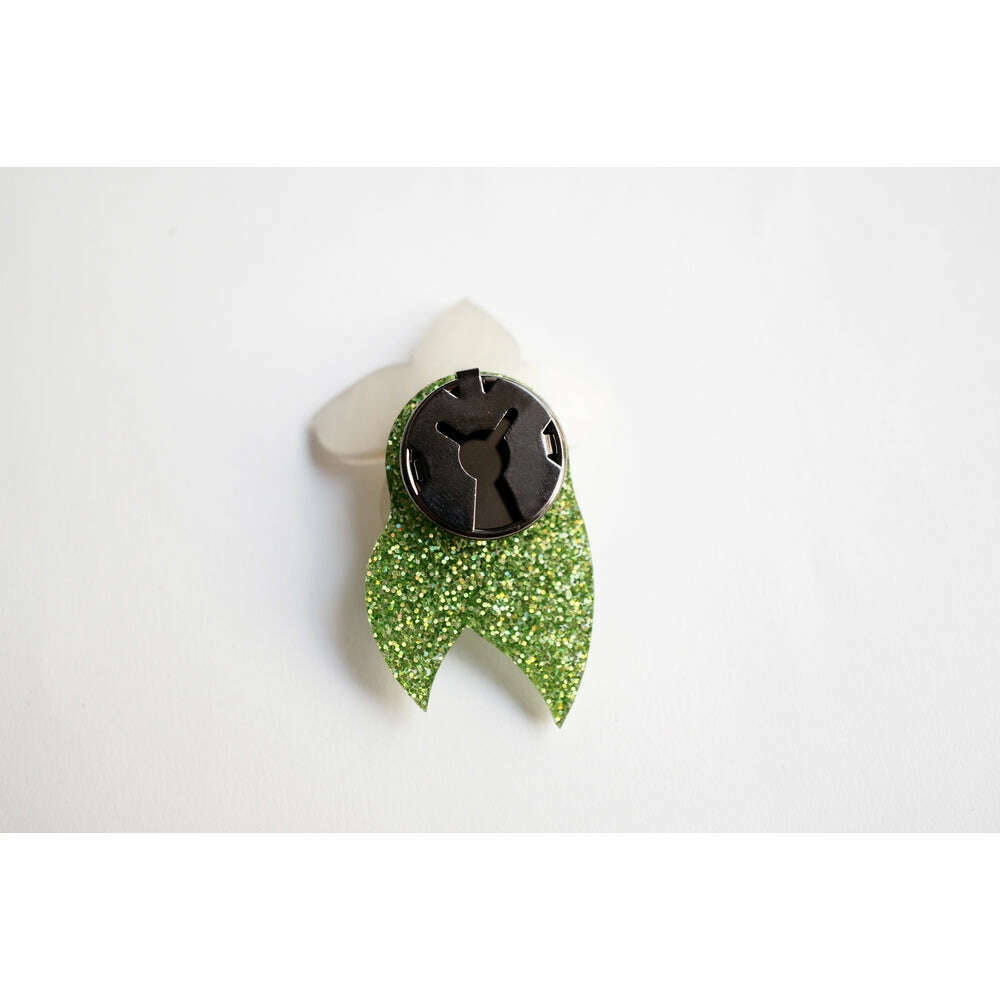 Christmas Flower Button Cover by Laliblue