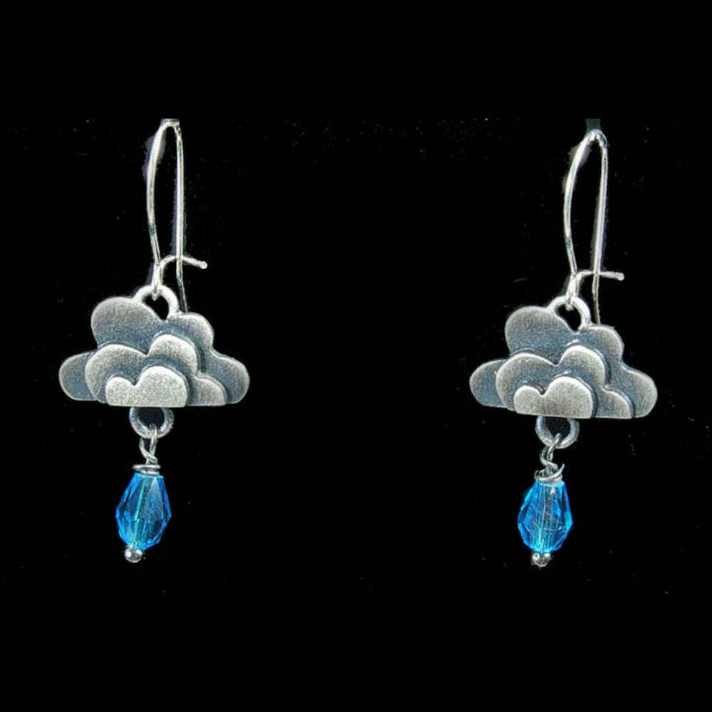 Cloud Earrings by Chickenscratch