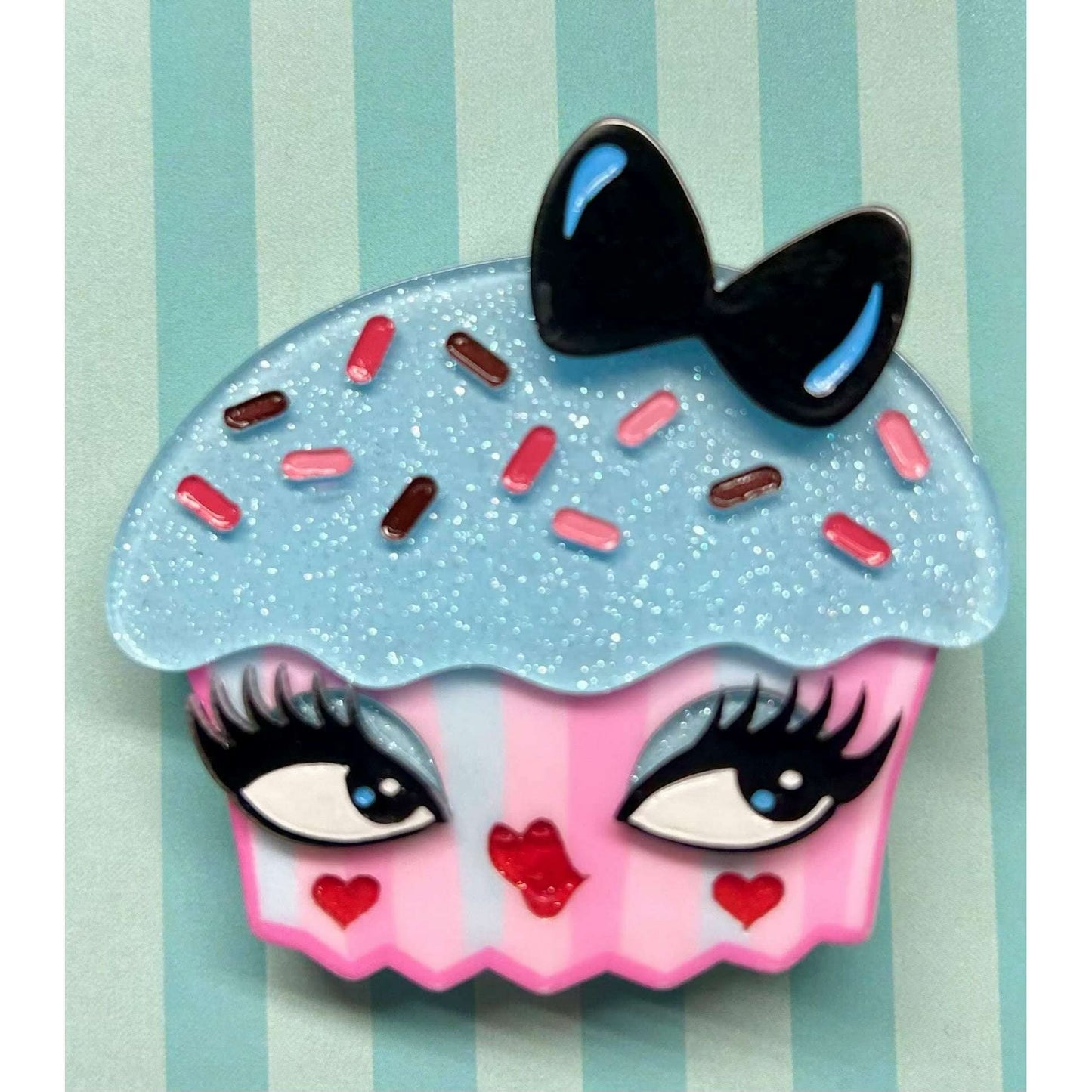 Cupcake Cutie Brooch by Miss Fluff x Lipstick & Chrome
