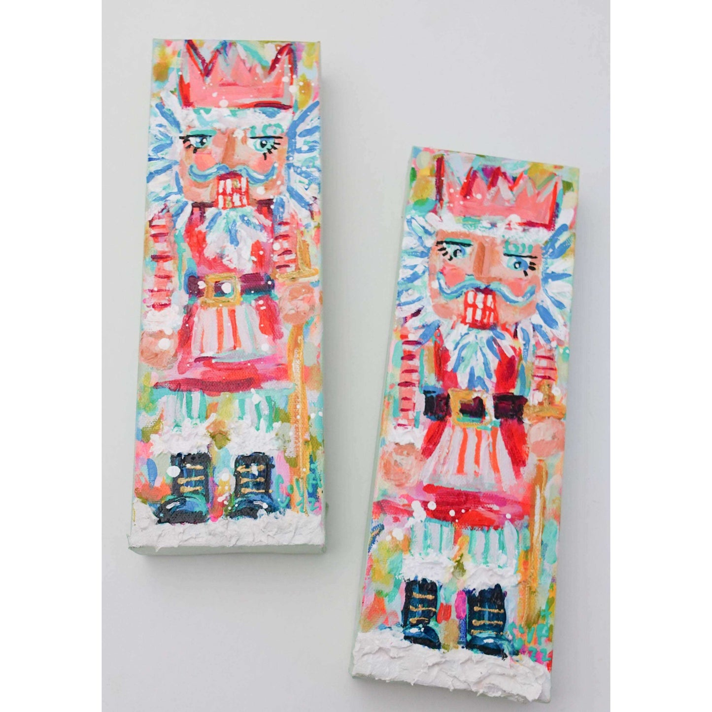 Dixon Nutcracker Decor Painting: 3x9