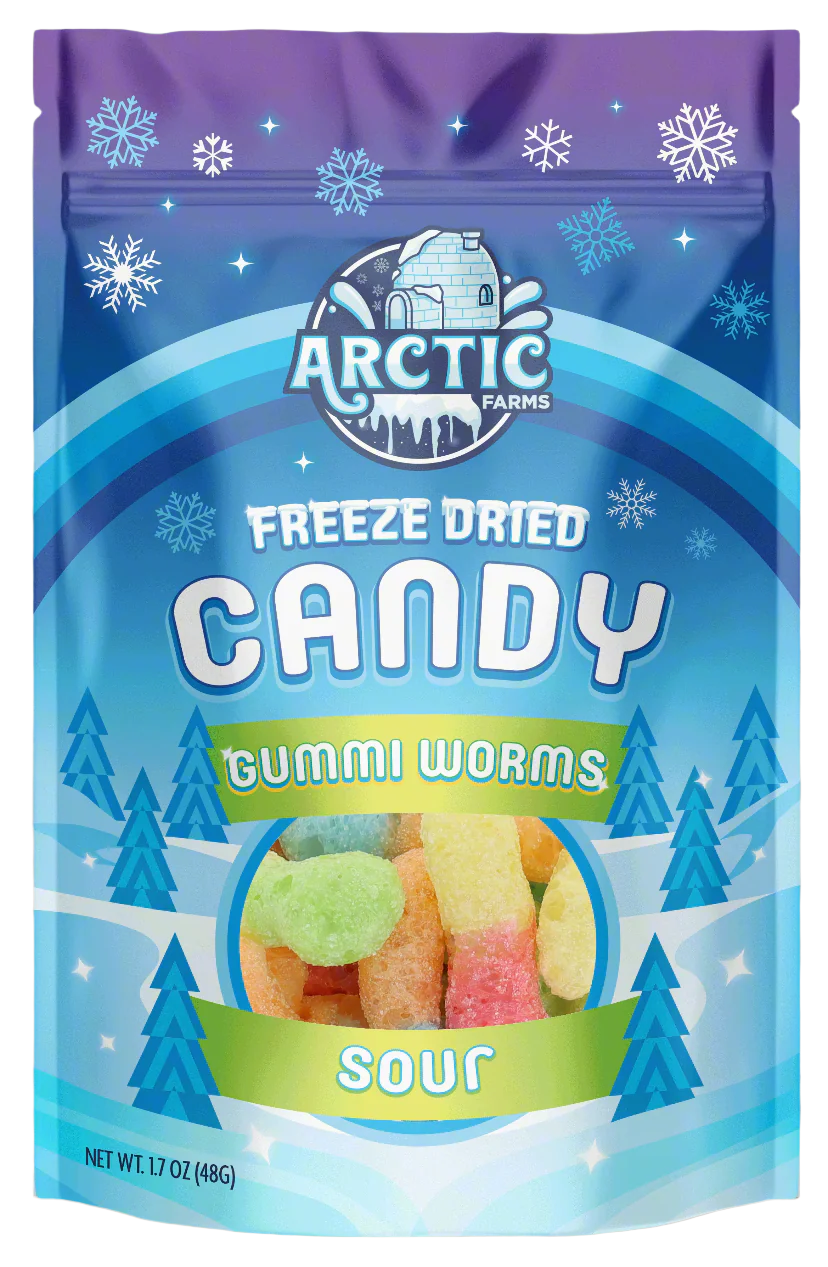 Freeze Dried Gummy Worms