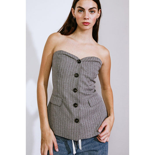 GET TO THE POINT WOVEN TOP