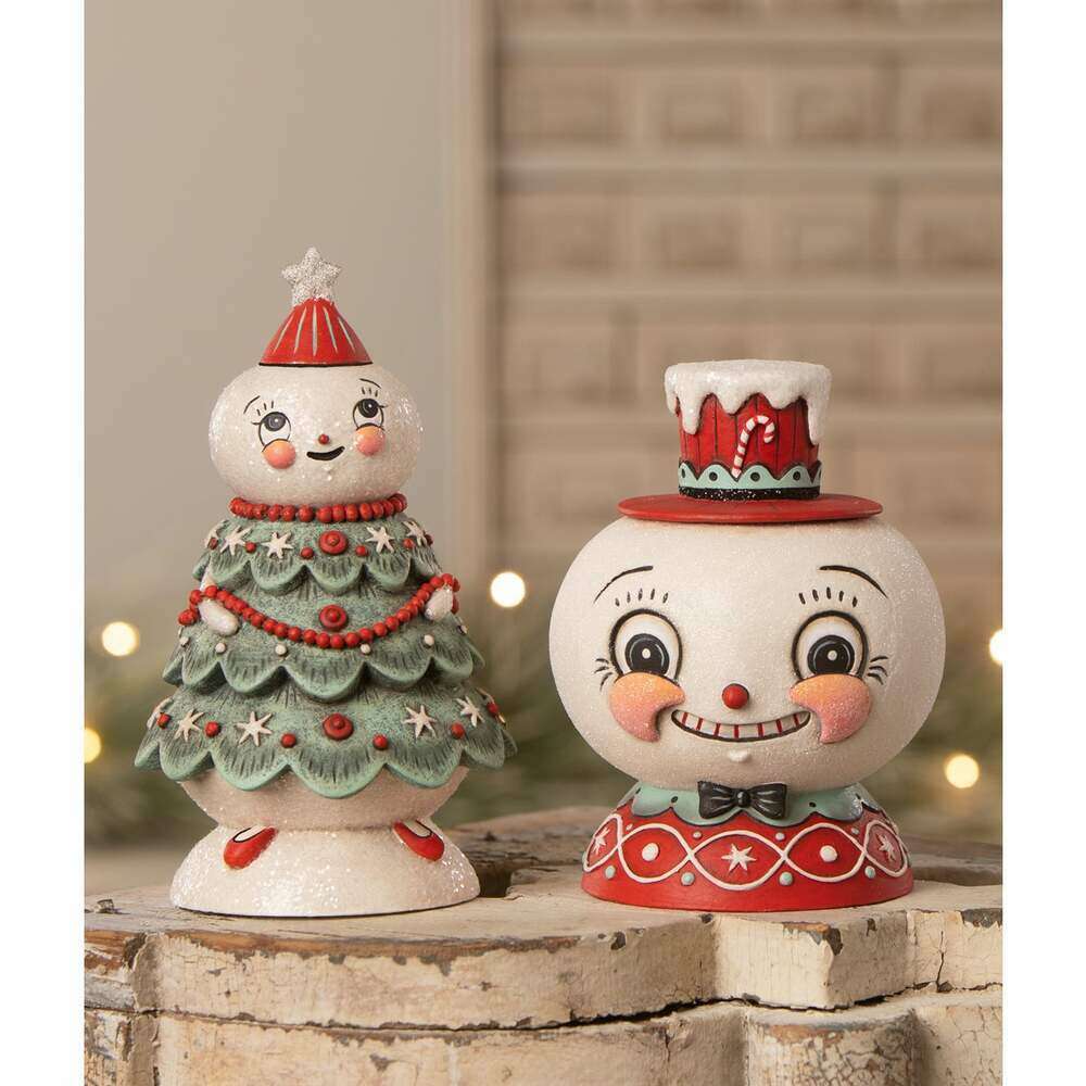 Frosty Treena Jolly Jar by Johanna Parker