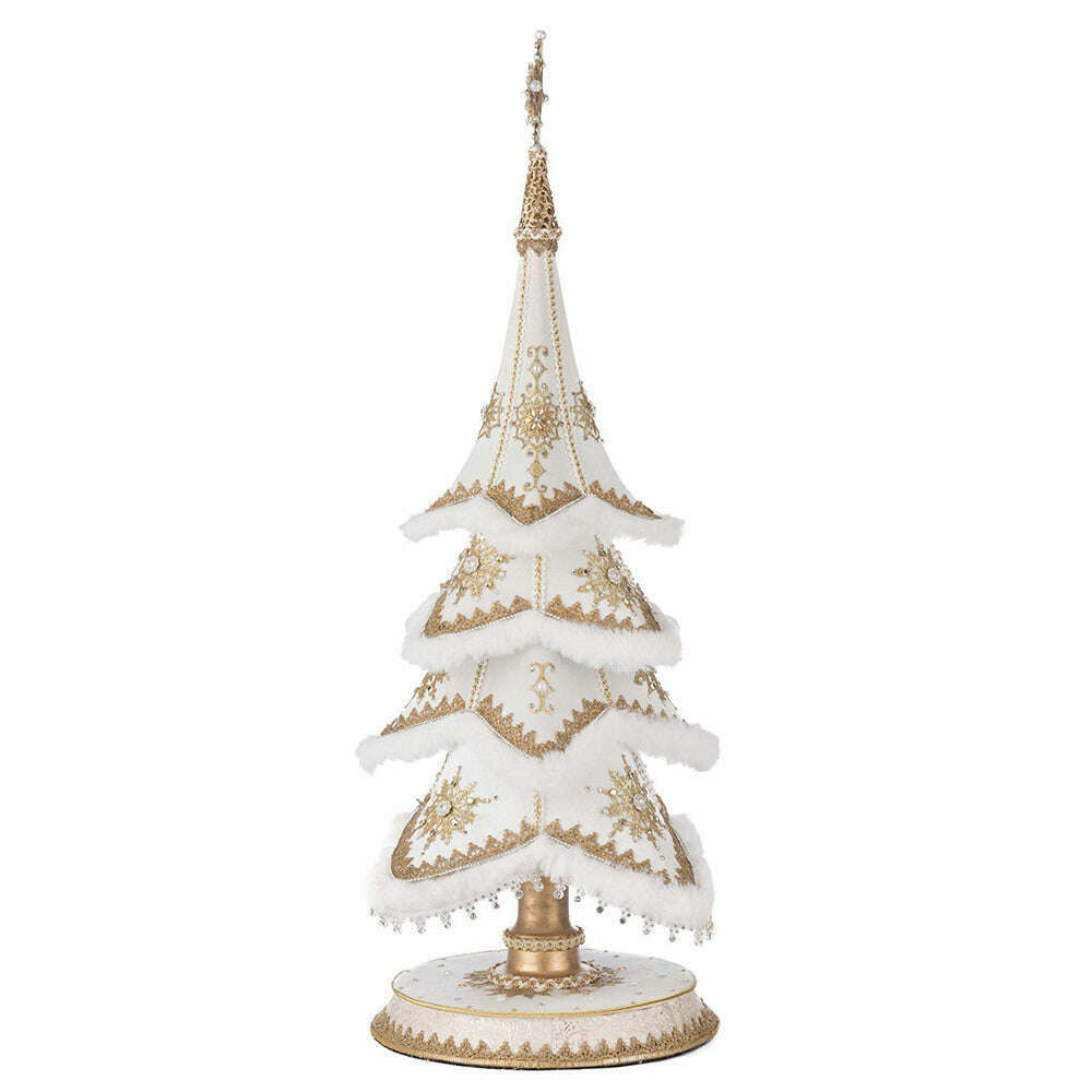 Golden Bells of Brilliance Tabletop Tree by Katherine's Collection