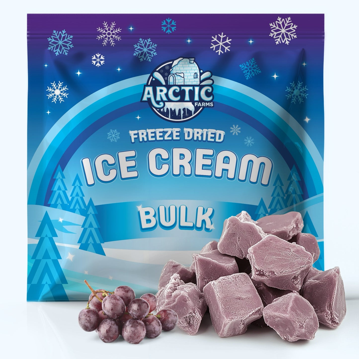 Freeze Dried Ice Cream That Does Not Melt (Bits) Grape