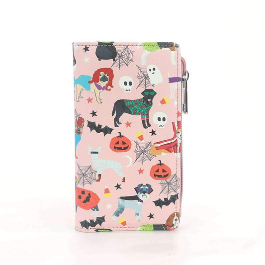 Halloween Doggie Costume Party RFID Wallet in Vinyl