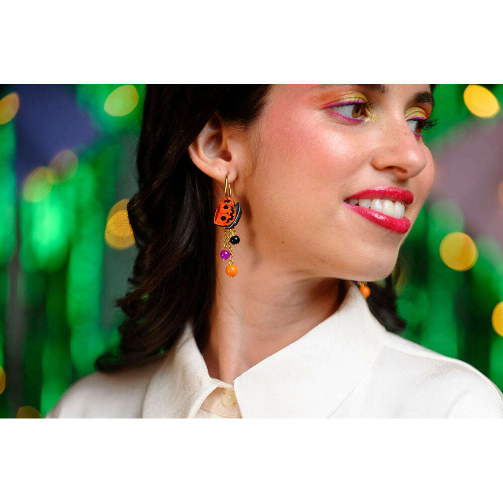 Halloween Tea Set Earrings by Laliblue