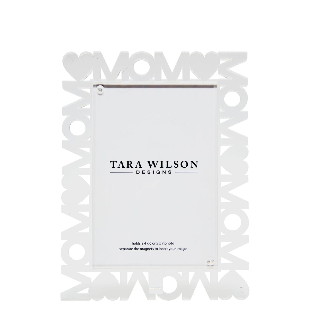 Heart Mom Acrylic Word Frame
