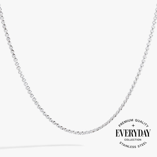 Faceted Rolo Charm & Layering Necklace