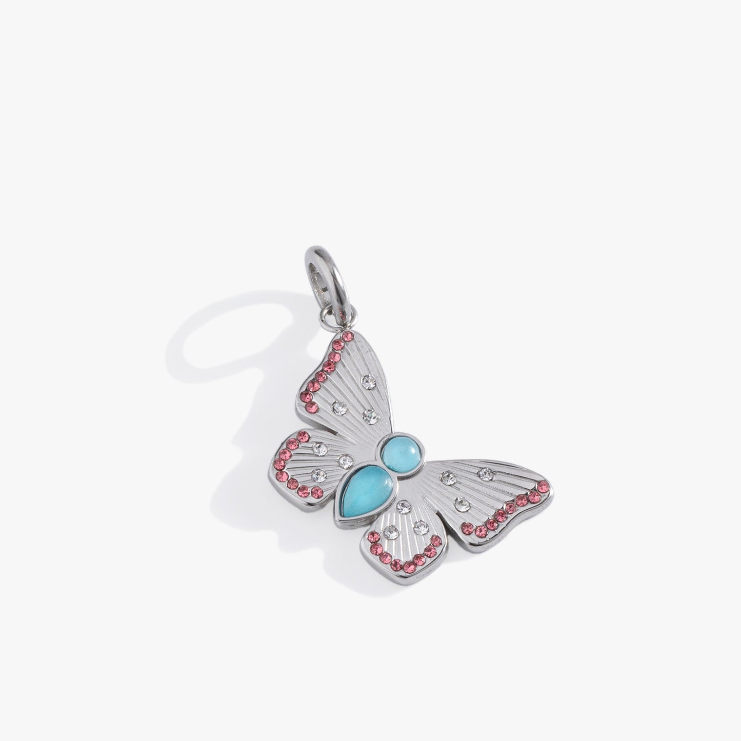 Gemstone Butterfly Interchangeable Charm