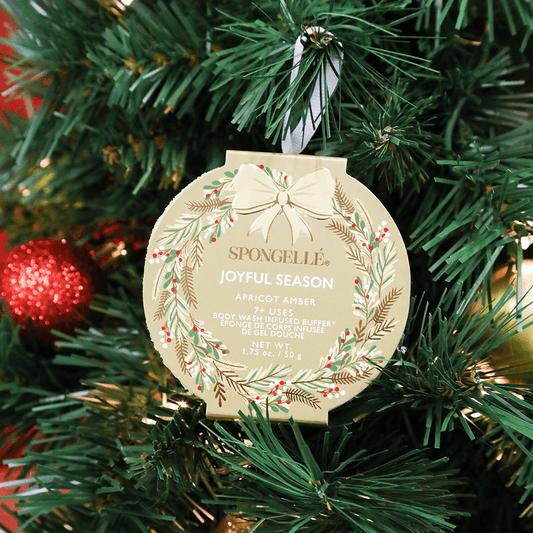 Joyful Season - Apricot Amber | Holiday Wreath