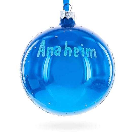 Anaheim, Maryland Glass Ball Christmas Ornament 4 Inches