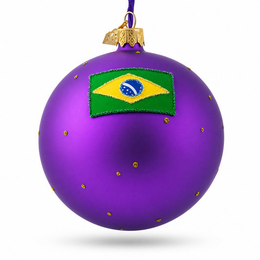 Parque Ibirapuera, Sao Paulo, Brazil Glass Ball Christmas Ornament 4 Inches