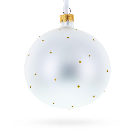 Commemorative Housewarming Glass Ball Christmas Ornament 4 Inches