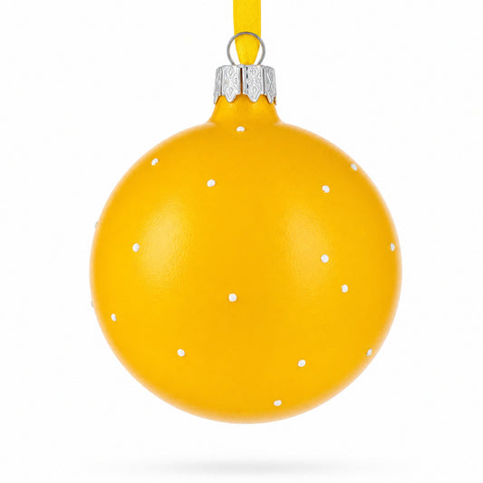 Facial Expressions in Mask Glass Ball Christmas Ornament 3.25 Inches