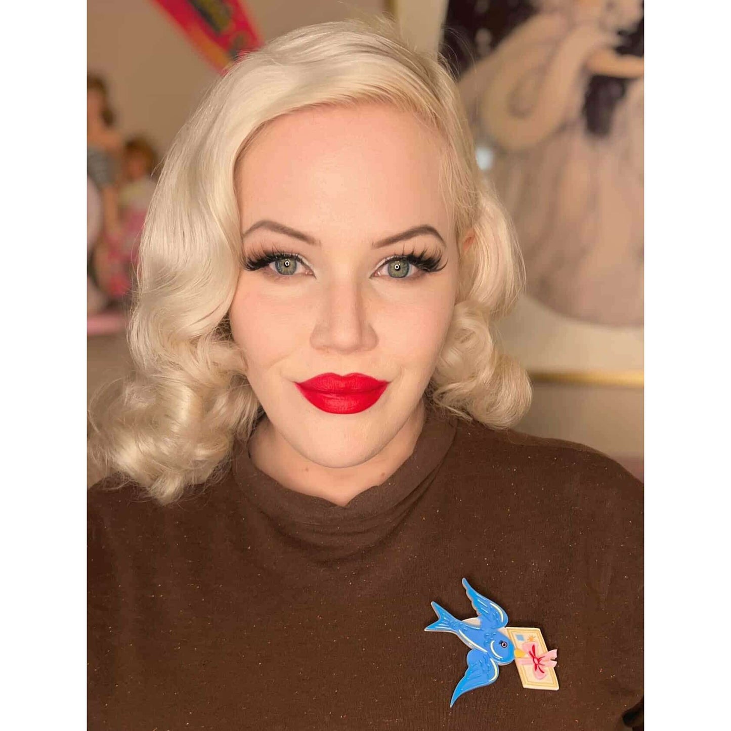 Flight of Fancy Brooch by 50's Vintage Dame x Lipstick & Chrome