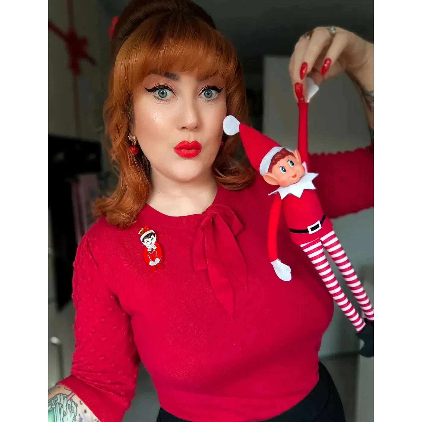 Merry Mischief Brooch by 50's Vintage Dame x Lipstick & Chrome
