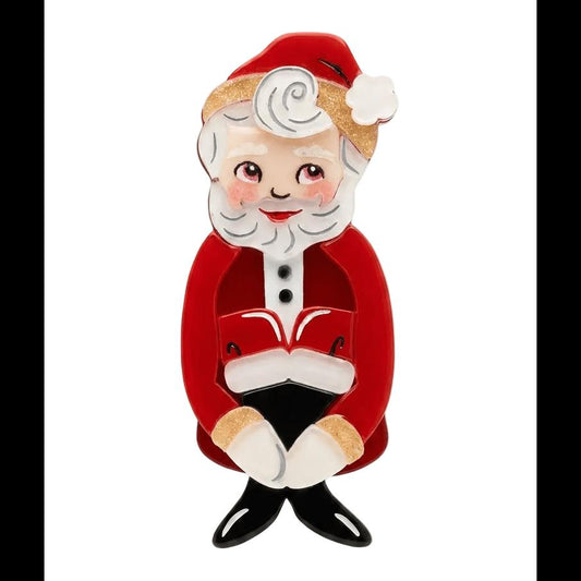 Mr. Kitschmas KneeHugger Brooch by 50's Vintage Dame x Lipstick & Chrome