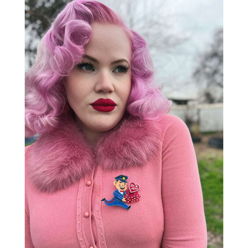 Valentine's Happy Mail Earrings by 50's Vintage Dame x Lipstick & Chrome