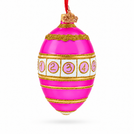 1910 Colonnade Royal Egg Glass Ornament 4 Inches