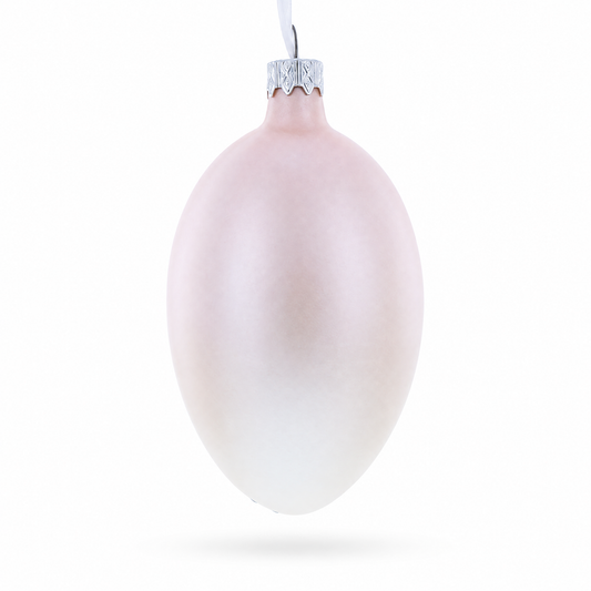 Louis-Francois Designer Jeweled Timepiece Glass Egg Christmas Ornament 4 Inches