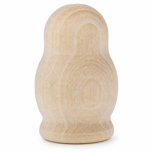 Unfinished Wooden Nesting Doll DIY Craft Blank for Painting