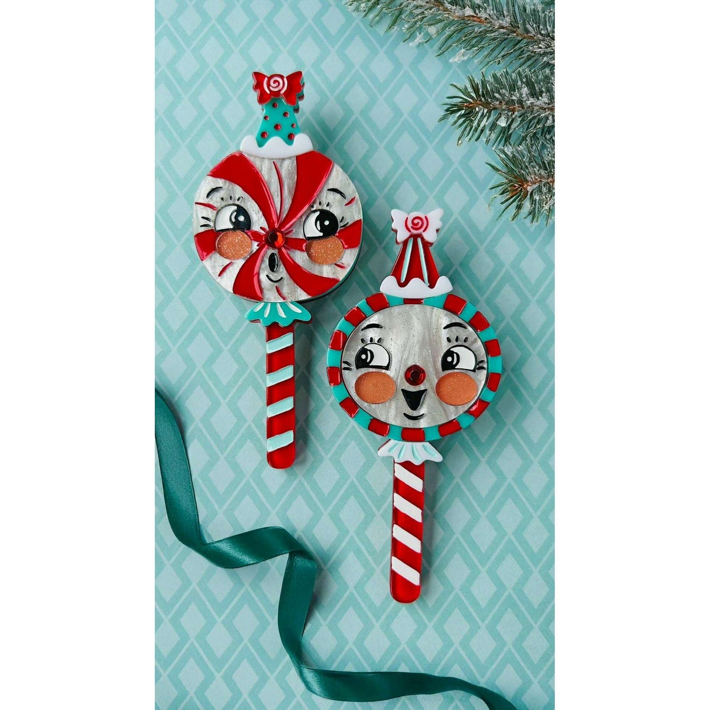 Merrymints Brooch Set by Johanna Parker x Lipstick & Chrome