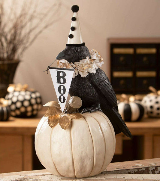 Midnight Messenger Crow Halloween Decor by Bethany Lowe Designs