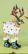 MINI Dash Away Reindeer Ornaments SOLD INDIVIDUALLY by Patience Brewster