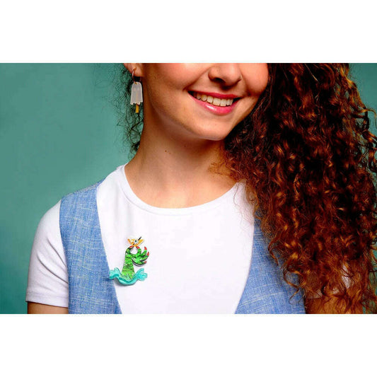 Monster Hand Brooch by Laliblue