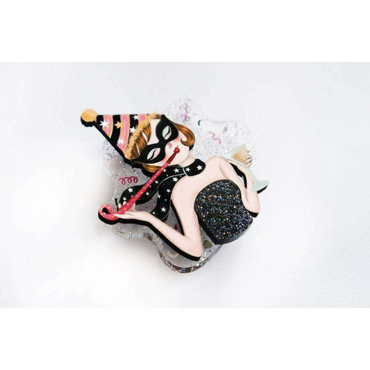New Years Eve Party Brooch by Laliblue