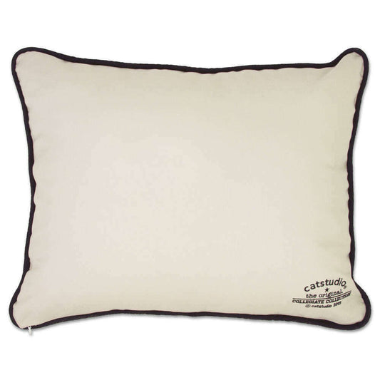 North Carolina State University Collegiate Embroidered Pillow by CatStudio