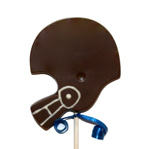 Football Helmet Lolly - 6 inch stick