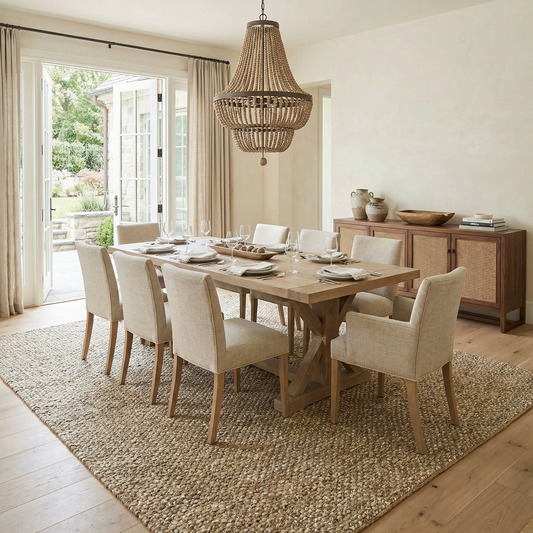 Caspar Hand Woven Natural Jute Rug