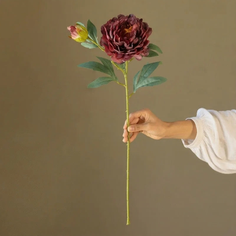 Vintage Peony Stem – 26"